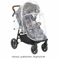 Buggy & Sportwagen Mytrax Pro bis 22 kg belastbar mit Teleskopschieber, Getränkehalter & Regenschutz - Cycle Collection - Shell Gray - Kollektion 2025