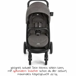 Buggy & Sportwagen Mytrax Pro bis 22 kg belastbar mit Teleskopschieber, Getränkehalter inkl. Insektenschutz & Regenschutz - Thunder - Kollektion 2025