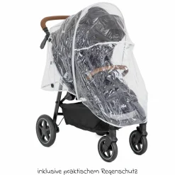 Buggy & Sportwagen Mytrax Pro inkl. Fußsack - bis 22 kg belastbar mit Teleskopschieber, Getränkehalter & Regenschutz - Shale - Kollektion 2025