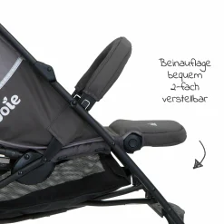 Buggy & Sportwagen Nitro LX nur 7,7 kg - ideal für die Reise - Dark Pewter