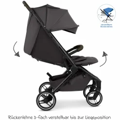 Buggy & Sportwagen Ping 3 Trekking bis 22 kg mit flacher Liegeposition inkl. Sitzeinlage, Transporttasche & Tragegurt - Falcon - Kollektion 2025