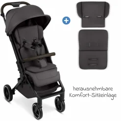 Buggy & Sportwagen Ping 3 Trekking bis 22 kg mit flacher Liegeposition inkl. Sitzeinlage, Transporttasche & Tragegurt - Falcon - Kollektion 2025