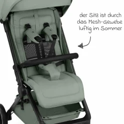Buggy & Sportwagen Ping 3 Trekking bis 22 kg mit flacher Liegeposition inkl. Sitzeinlage, Transporttasche & Tragegurt - Pine - Kollektion 2025