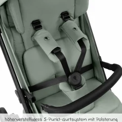 Buggy & Sportwagen Ping 3 Trekking bis 22 kg mit flacher Liegeposition inkl. Sitzeinlage, Transporttasche & Tragegurt - Pine - Kollektion 2025