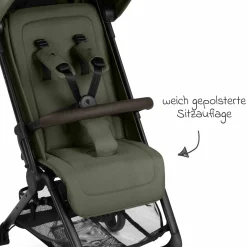 Buggy & Sportwagen Ping 3 Travel bis 22 kg mit flacher Liegeposition inkl. Transporttasche & Tragegurt - Pure - Avocado - Kollektion 2025