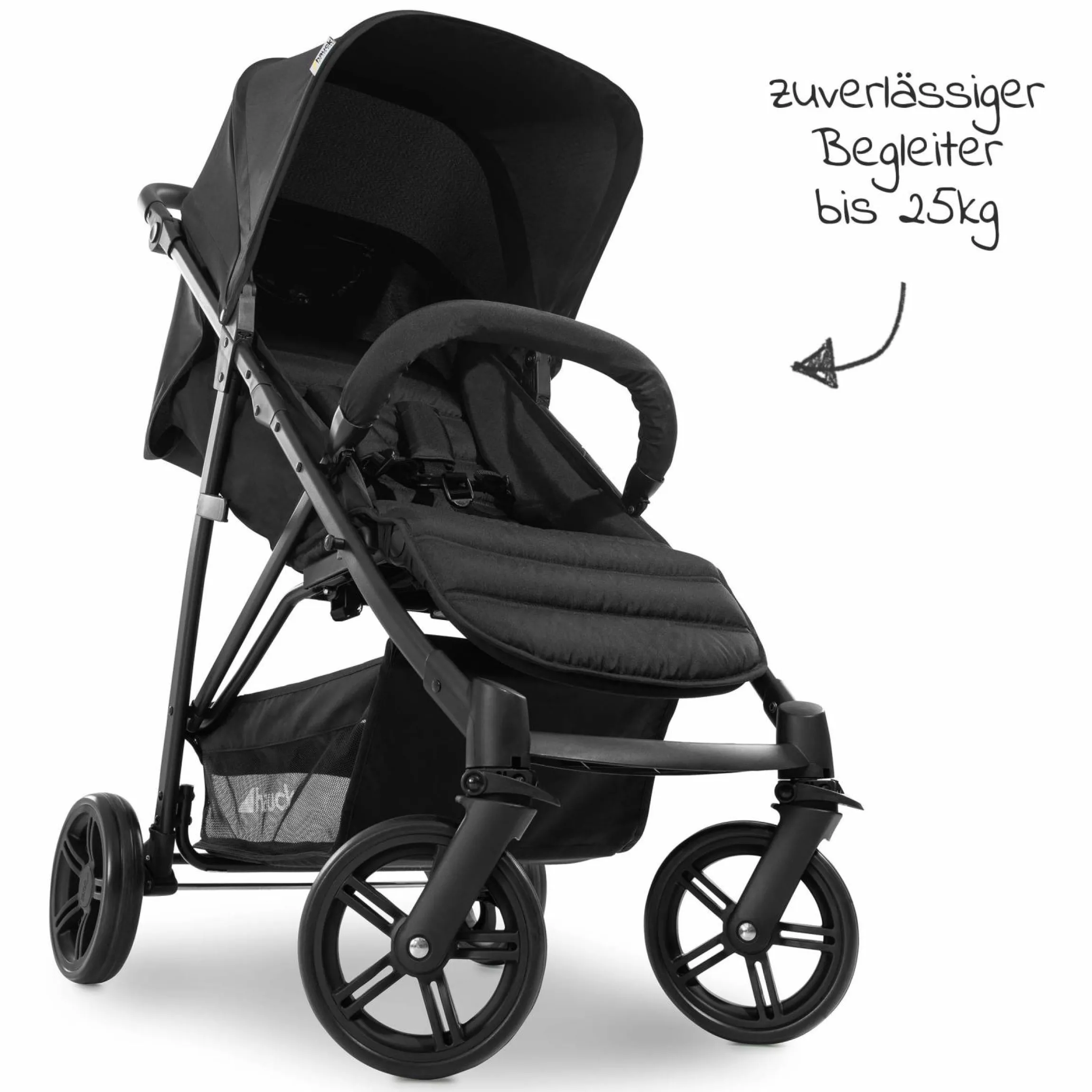 Buggy & Sportwagen Rapid 4 (bis 25 kg) - Black