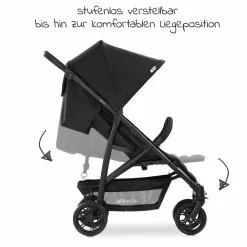 Buggy & Sportwagen Rapid 4 (bis 25 kg) - Black