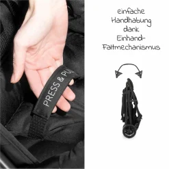 Buggy & Sportwagen Rapid 4 (bis 25 kg) - Black