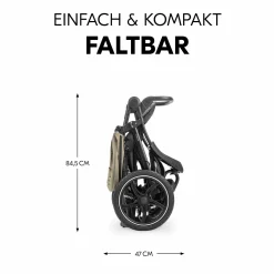 Buggy & Sportwagen Runner 3 (mit großen Luftreifen) - Olive - Kollektion 2024