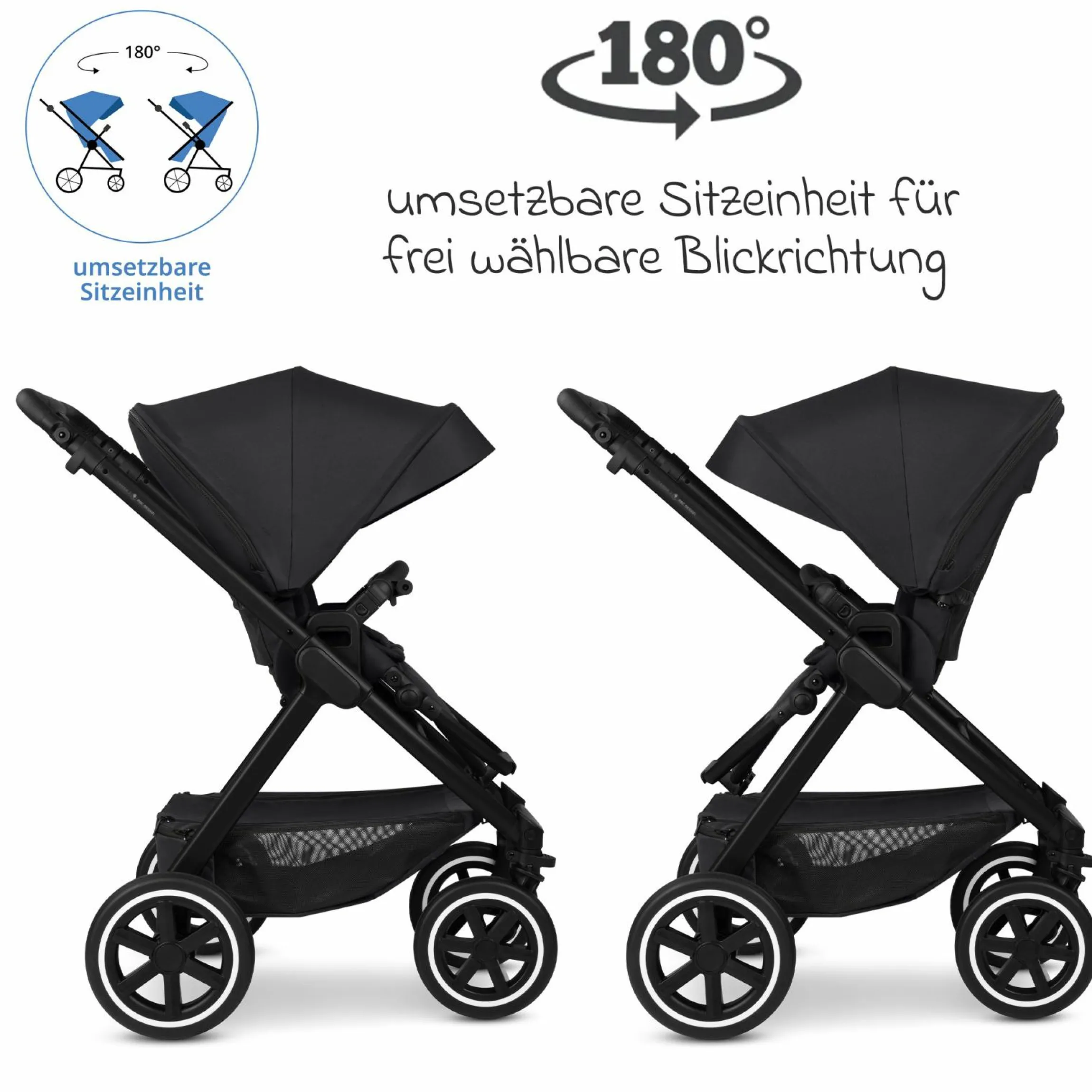 Buggy & Sportwagen Samba 2 mit Sportsitz (ab ca. 9 Monate) - Pure - Coal - Kollektion 2025
