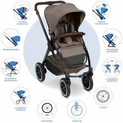 Buggy & Sportwagen Samba 2 mit Sportsitz (ab ca. 9 Monate) - Pure - Nature - Kollektion 2025