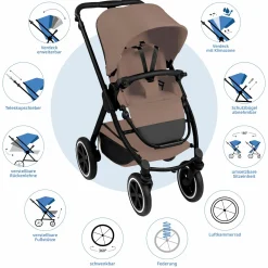Buggy & Sportwagen Samba 2 mit Sportsitz (ab ca. 9 Monate) - Dark Beige