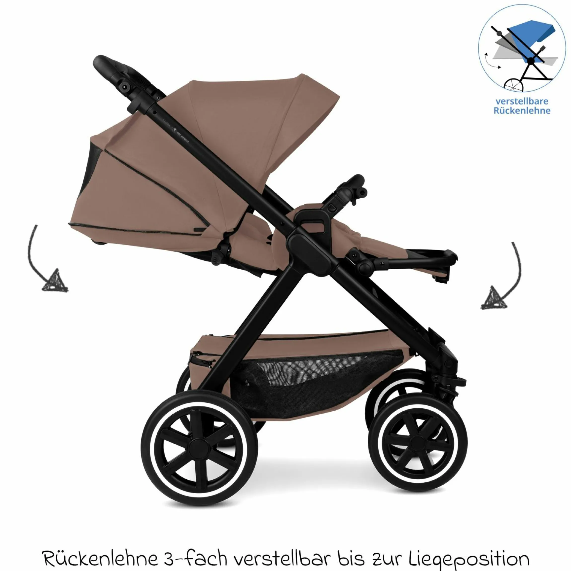 Buggy & Sportwagen Samba 2 mit Sportsitz (ab ca. 9 Monate) - Dark Beige