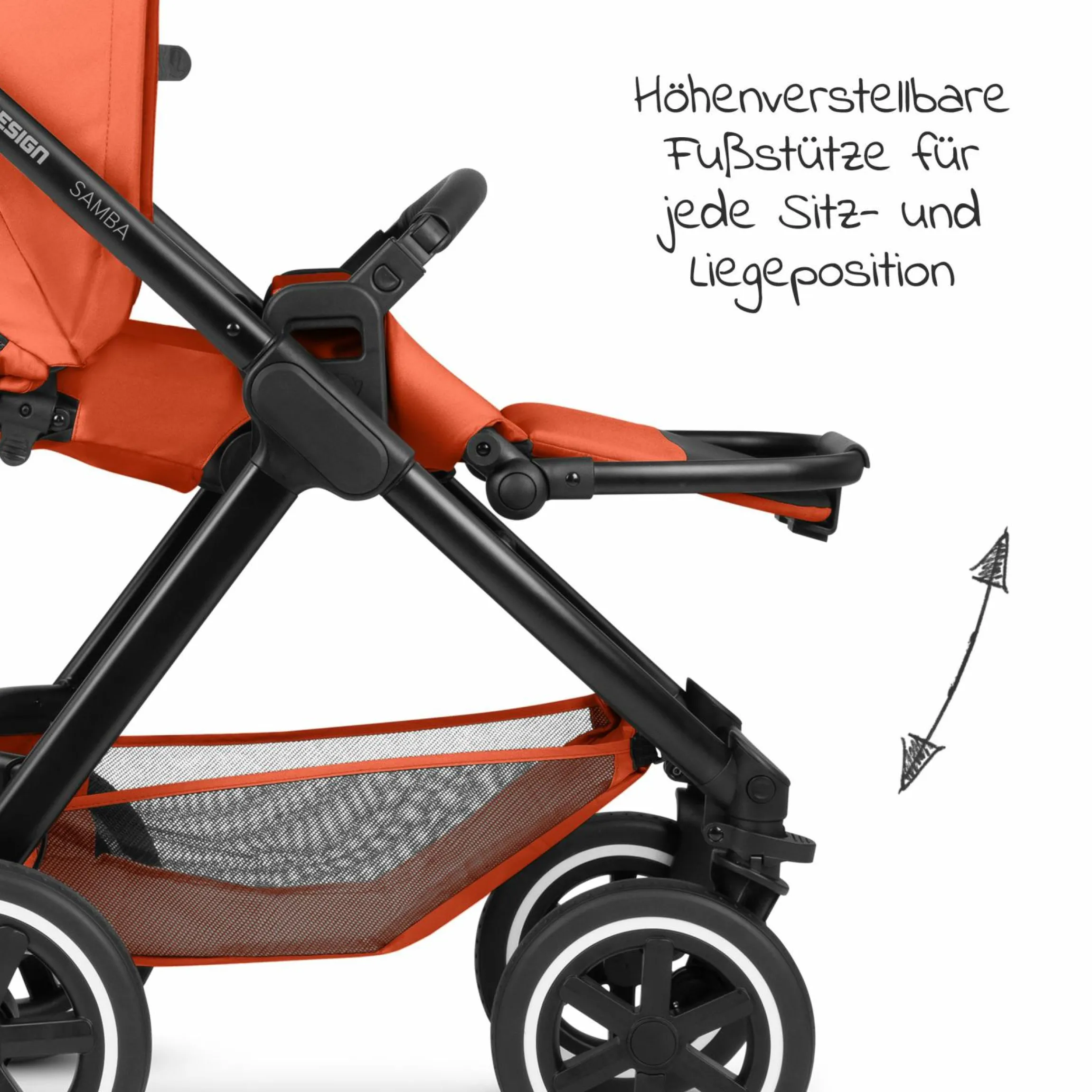 Buggy & Sportwagen Samba mit Sportsitz (ab ca. 9 Monate) - Carrot - Kollektion 2024