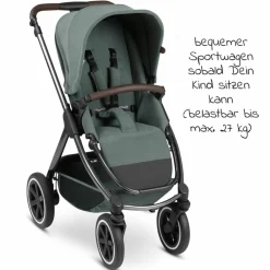 Buggy & Sportwagen Samba mit Sportsitz (ab ca. 9 Monate) inkl. Wickeltasche Urban - Aloe