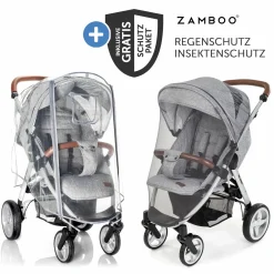Buggy & Sportwagen Samba mit Sportsitz (ab ca. 9 Monate) inkl. Wickeltasche Urban - Aloe
