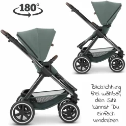 Buggy & Sportwagen Samba mit Sportsitz (ab ca. 9 Monate) inkl. Wickeltasche Urban - Aloe