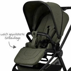 Buggy & Sportwagen Sport bis 22 kg mit Liegeposition, umsetzbare Sitzeinheit und Teleskopschieber - Moss Melange