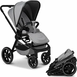 Buggy & Sportwagen Sport bis 22 kg mit Liegeposition, umsetzbare Sitzeinheit und Teleskopschieber - Stone Melange