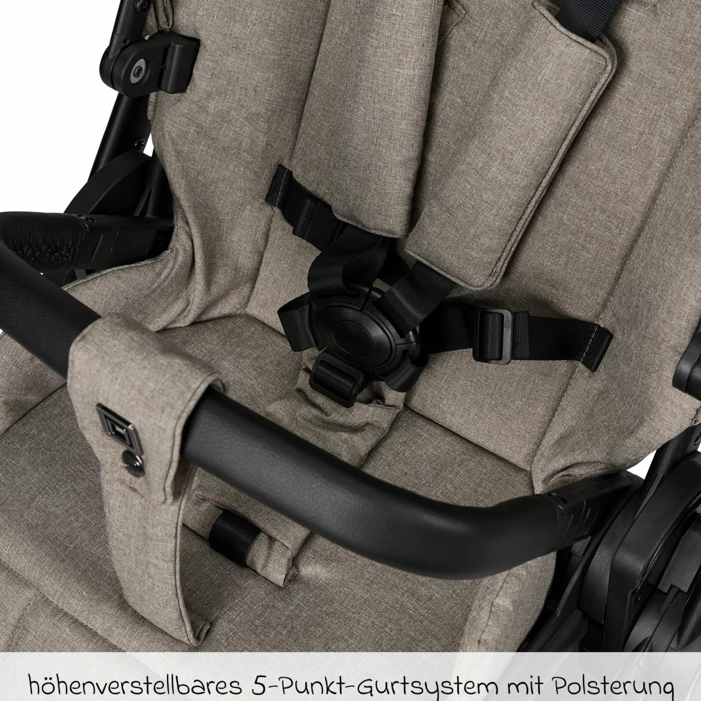 Buggy & Sportwagen Sport bis 22 kg mit Liegeposition, umsetzbare Sitzeinheit und Teleskopschieber - Mud Melange