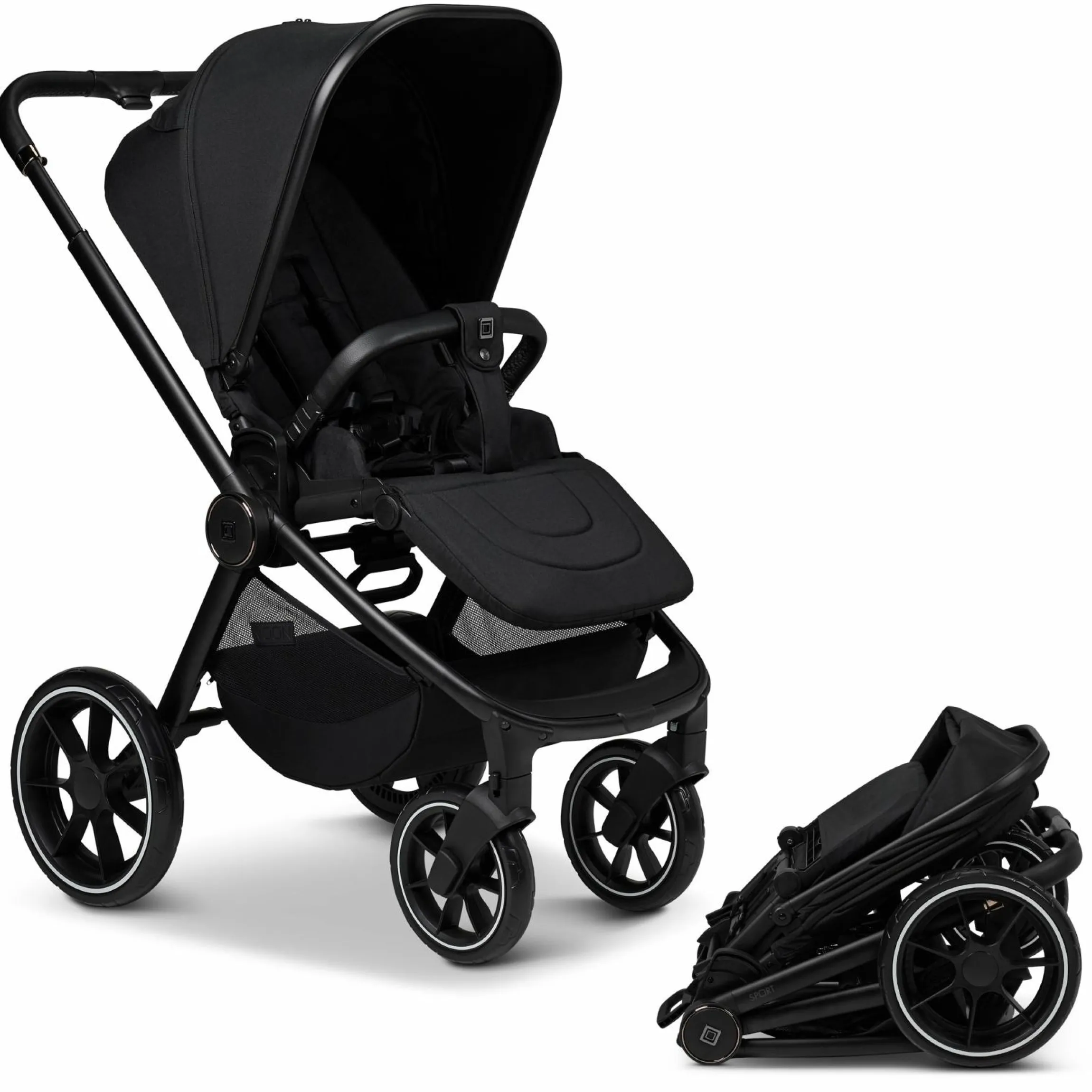 Buggy & Sportwagen Sport bis 22 kg mit Liegeposition, umsetzbare Sitzeinheit und Teleskopschieber - Onyx Melange