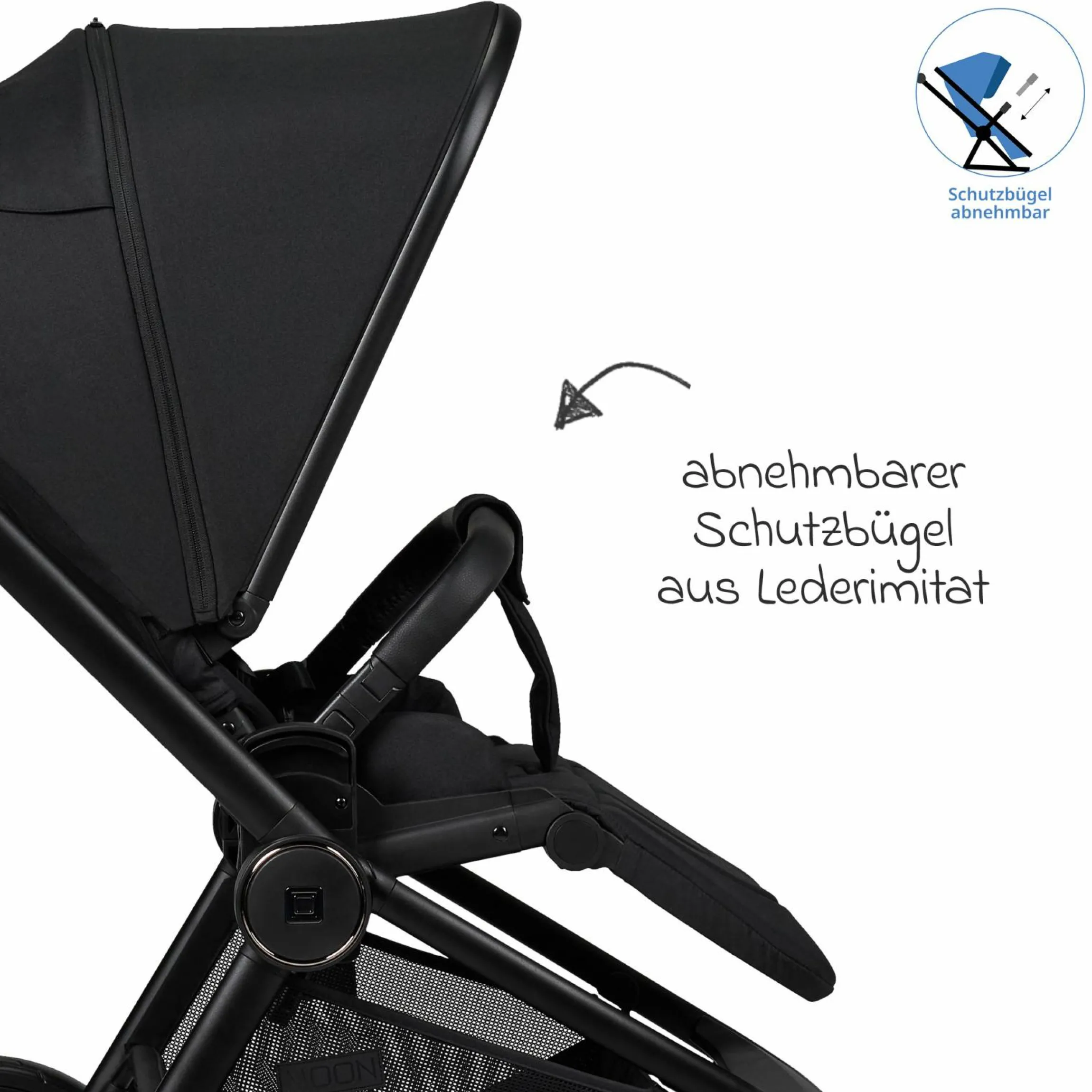 Buggy & Sportwagen Sport bis 22 kg mit Liegeposition, umsetzbare Sitzeinheit und Teleskopschieber - Onyx Melange