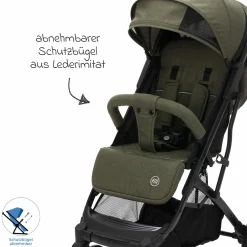 Buggy & Sportwagen Styler Elite bis 22 kg mit Trolly-Funktion und Liegefunktion - Olive Melange