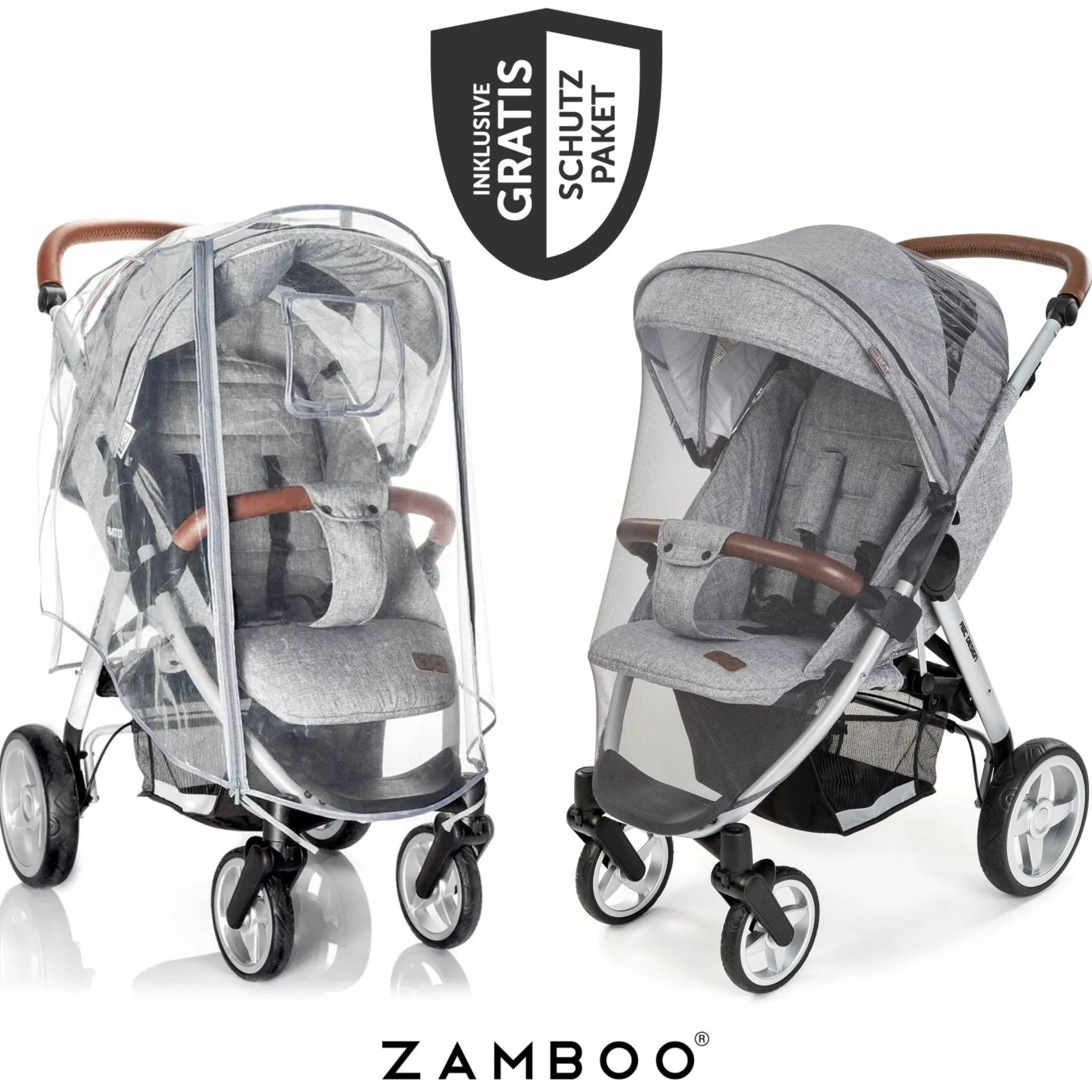 Buggy & Sportwagen Styler Elite bis 22 kg mit Trolly-Funktion und Liegefunktion inkl. Schutzpaket - Schwarz