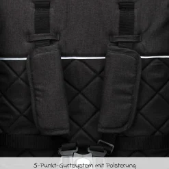 Buggy & Sportwagen Styler Elite bis 22 kg mit Trolly-Funktion und Liegefunktion inkl. Schutzpaket - Schwarz