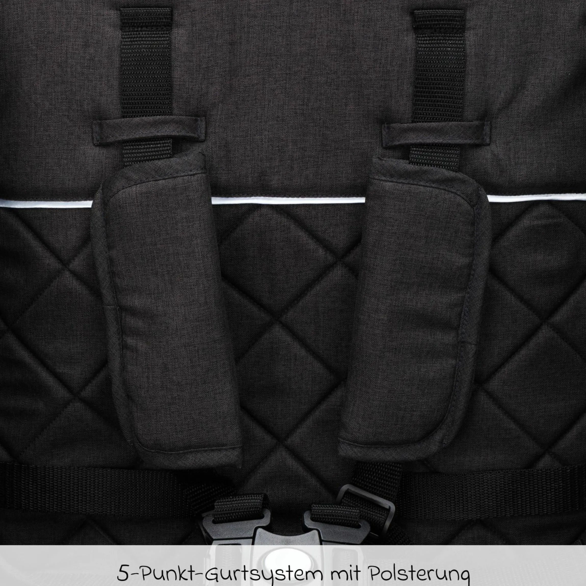 Buggy & Sportwagen Styler Elite bis 22 kg mit Trolly-Funktion und Liegefunktion inkl. Schutzpaket - Schwarz