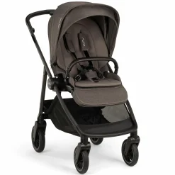 Buggy & Sportwagen Swiv bis 22 kg mit magnetischem Gurtverschluss, umsetzbarem Sportsitz, höhenverstellbarem Schieber, inkl. Adapter, Transporttasche, Getränkehalter & Regenschutz - Granite