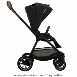 Buggy & Sportwagen TRIV next mit Liegefunktion, umsetzbarer Allwettersitz, Teleskopschieber nur 8,9 kg, inkl. Adapter & Regenschutz - Caviar - Kollektion 2025