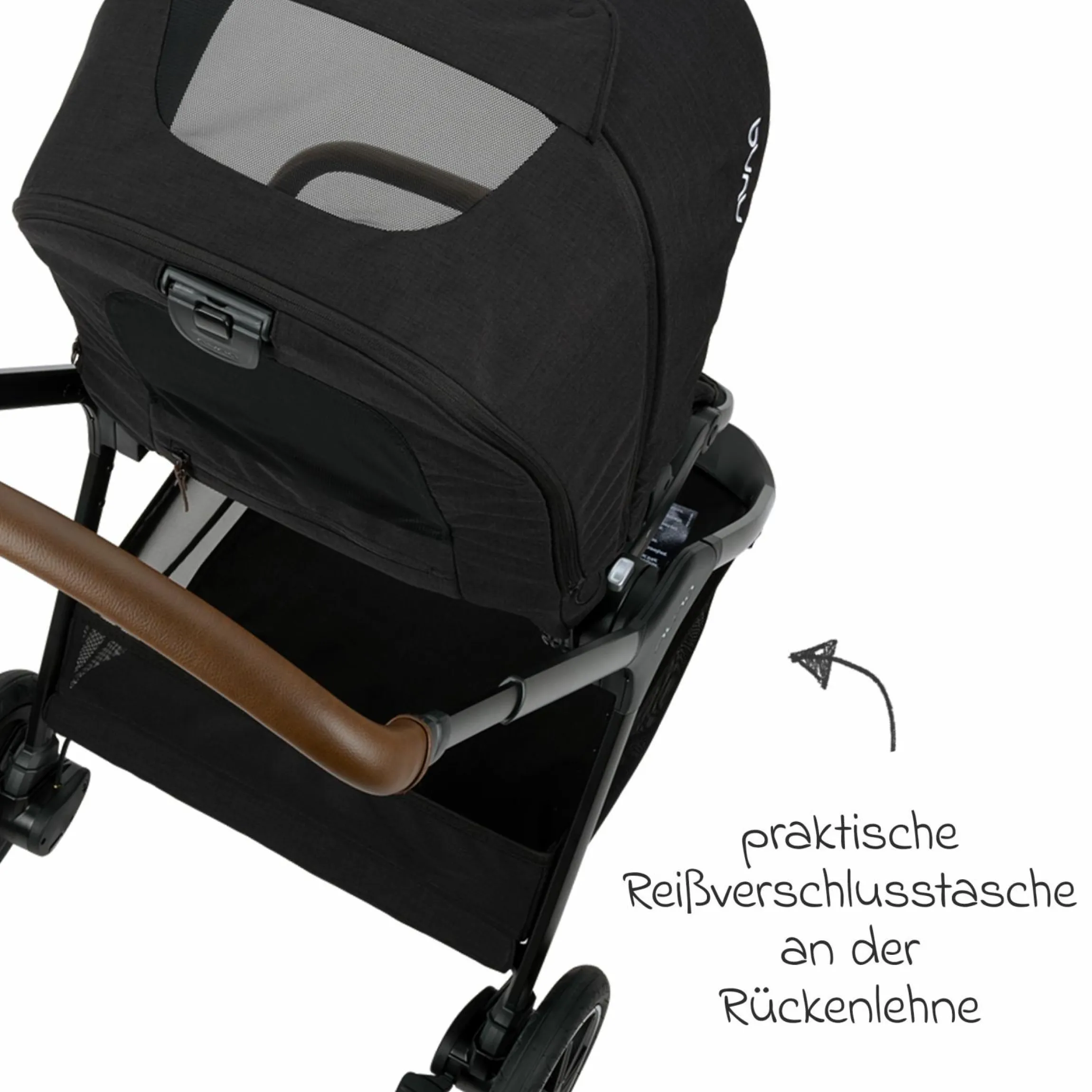 Buggy & Sportwagen TRIV next mit Liegefunktion, umsetzbarer Allwettersitz, Teleskopschieber nur 8,9 kg, inkl. Adapter & Regenschutz - Caviar - Kollektion 2025