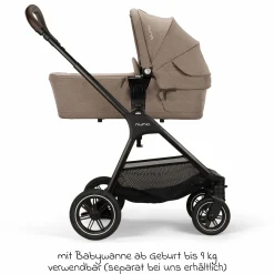 Buggy & Sportwagen TRIV next bis 22 kg mit magnetischem Gurtverschluss, umsetzbarem Allwettersitz, höhenverstellbarem Schieber - nur 8,9 kg schwer inkl. Adapter & Regenschutz - Cedar - Kollektion 2025