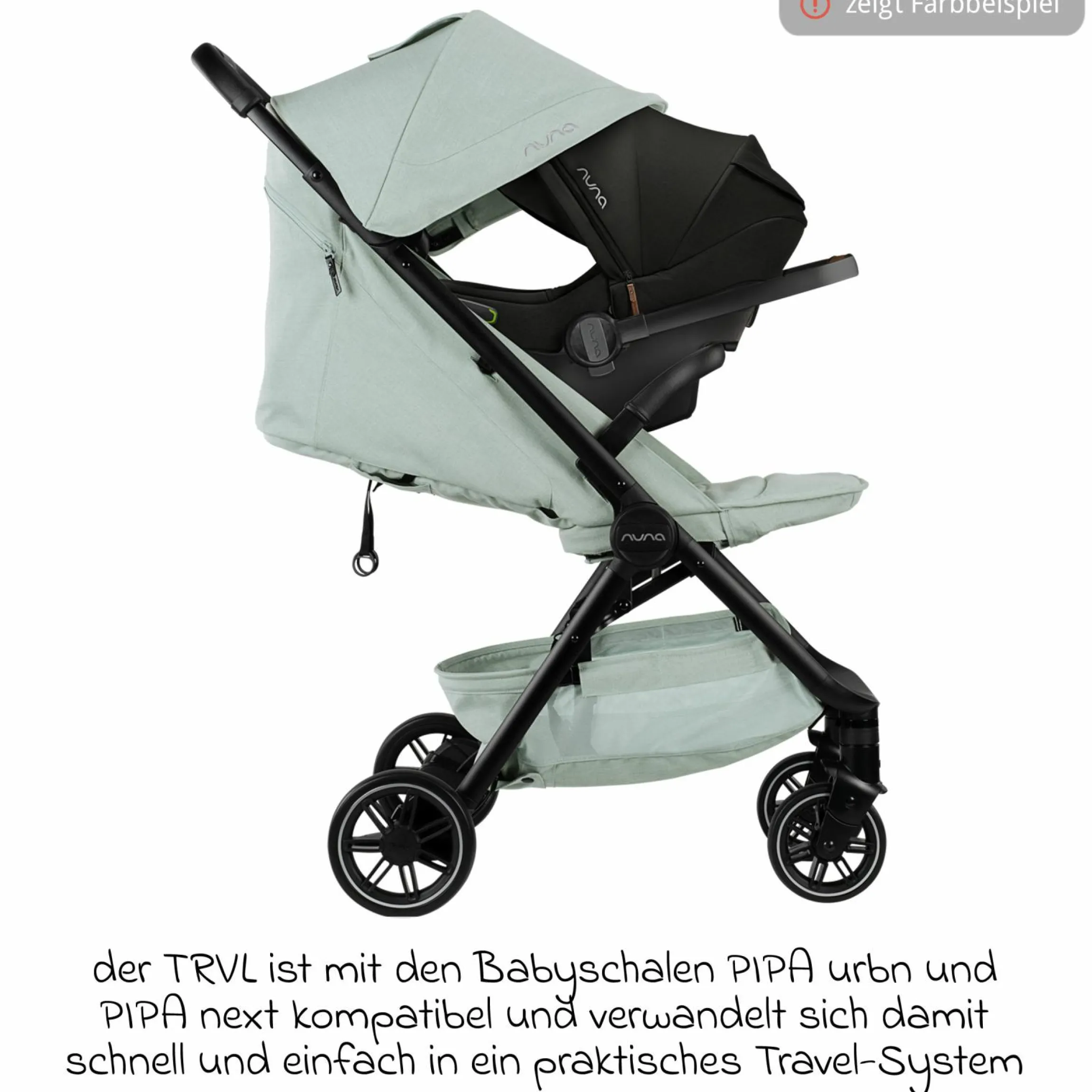 Buggy & Sportwagen TRVL bis 22 kg belastbar nur 7 kg leicht mit Liegefunktion inkl. Regenschutz & Transporttasche - Hazelwood
