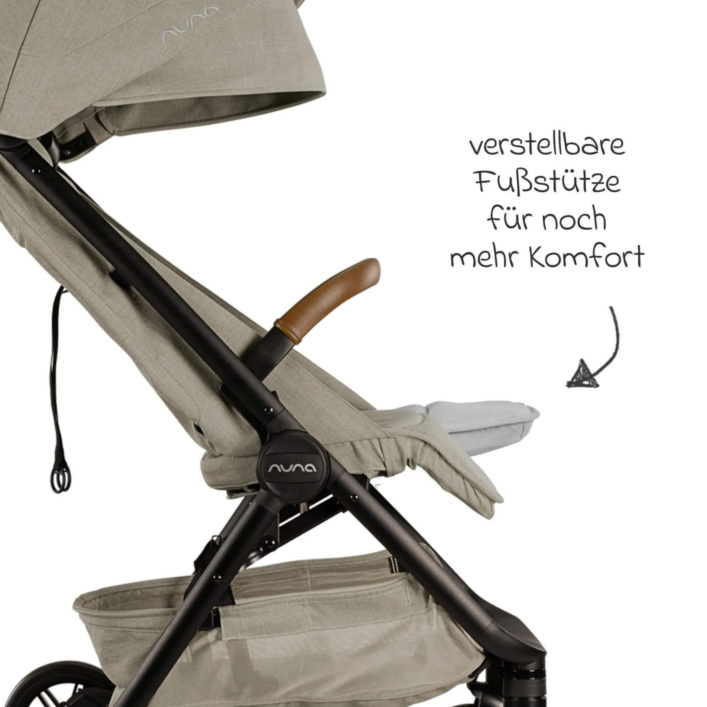 Buggy & Sportwagen TRVL bis 22 kg belastbar nur 7 kg leicht mit Liegefunktion inkl. Regenschutz & Transporttasche - Hazelwood