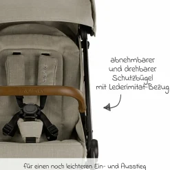 Buggy & Sportwagen TRVL bis 22 kg belastbar nur 7 kg leicht mit Liegefunktion inkl. Regenschutz & Transporttasche - Hazelwood