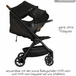 Buggy & Sportwagen TRVL Lx bis 22 kg mit magnetischem Gurtverschluss, automatischem Faltmechanismus inkl. Regenschutz & Transporttasche - Pine - Kollektion 2025