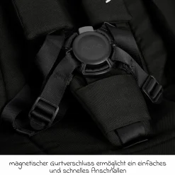 Buggy & Sportwagen TRVL Lx bis 22 kg mit magnetischem Gurtverschluss, automatischem Faltmechanismus inkl. Regenschutz & Transporttasche - Caviar - Kollektion 2025