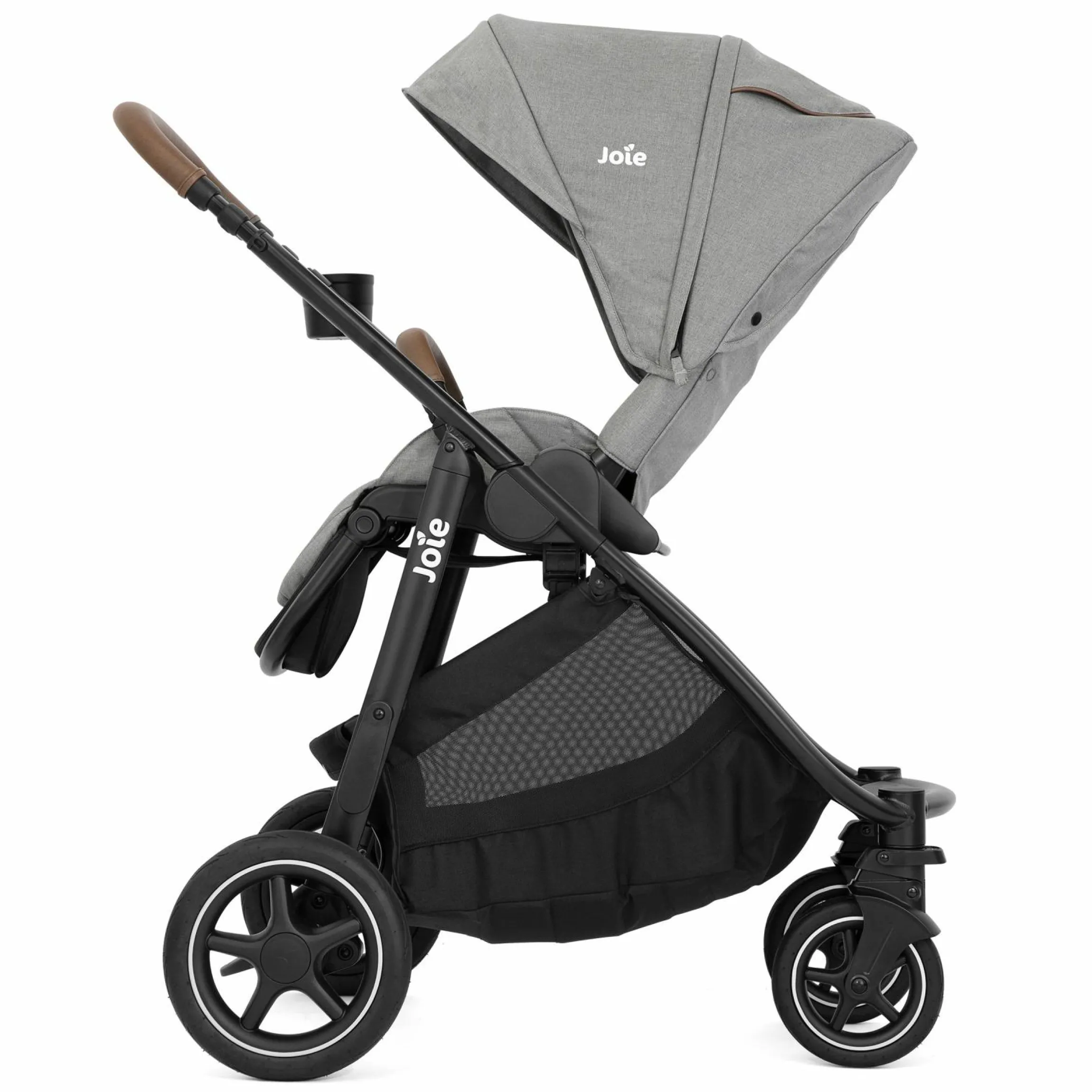 Buggy & Sportwagen Versatrax mit neuem Reifen-Design - bis 22 kg belastbar mit Teleskopschieber, umsetzbare Sitzeinheit, Adapter & Regenschutz - Pebble