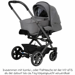 Buggy & Sportwagen Vip GTS bis 22 kg belastbar mit Teleskopschieber inkl. Regenschutz - Little Zoo - Kollektion 2024