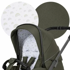 Buggy & Sportwagen Vip GTS bis 22 kg belastbar mit Teleskopschieber inkl. Regenschutz - Rainbow - Kollektion 2024