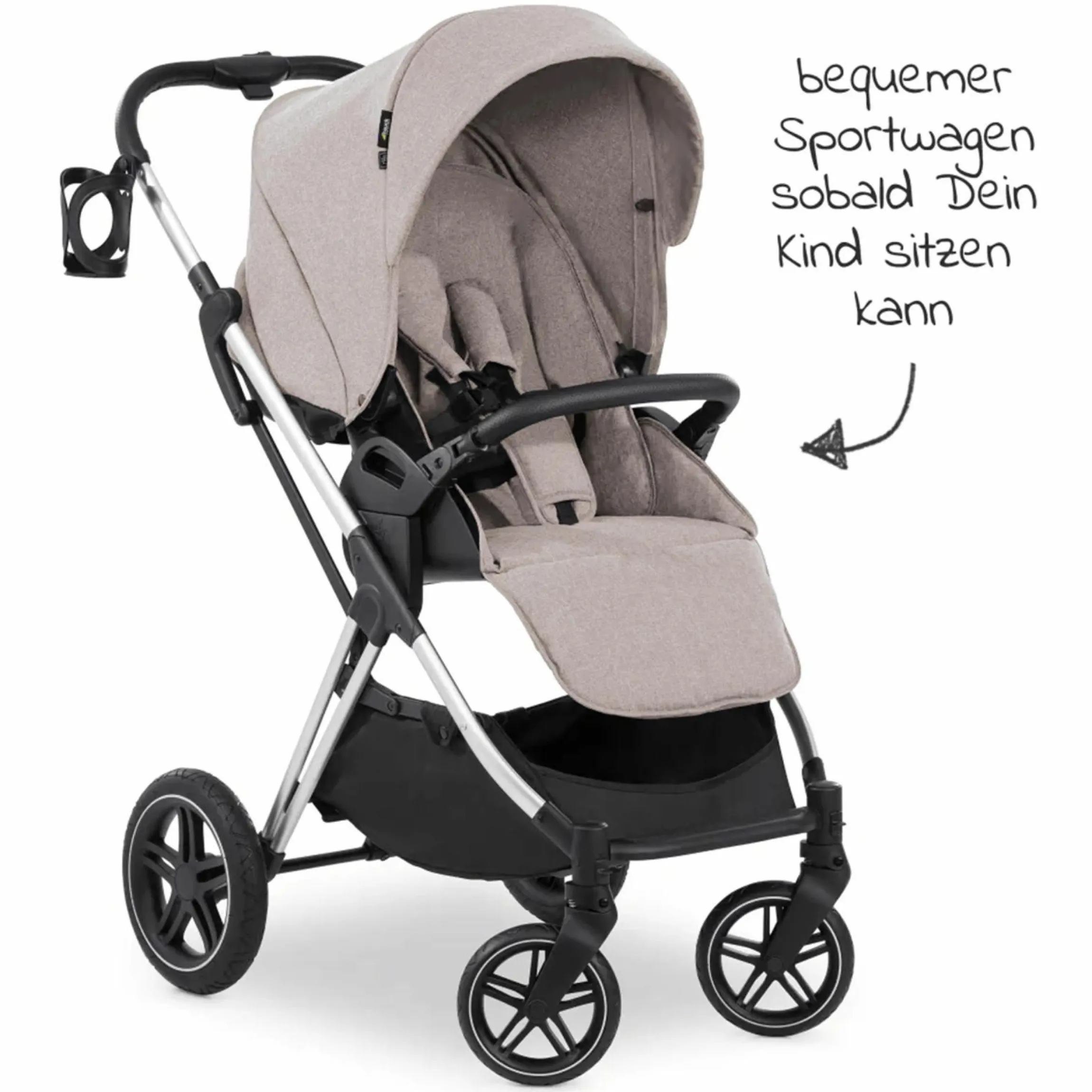Buggy & Sportwagen Vision X inkl. XXL Zubehörpaket - Melange Beige