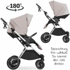 Buggy & Sportwagen Vision X inkl. XXL Zubehörpaket - Melange Beige