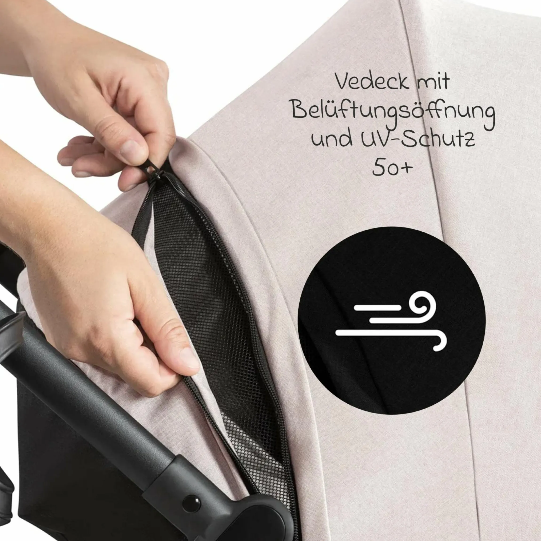 Buggy & Sportwagen Vision X inkl. XXL Zubehörpaket - Melange Beige
