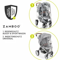 Buggy & Sportwagen Vision X inkl. XXL Zubehörpaket - Melange Rose