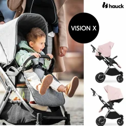 Buggy & Sportwagen Vision X inkl. XXL Zubehörpaket - Melange Rose