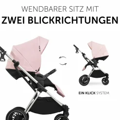Buggy & Sportwagen Vision X inkl. XXL Zubehörpaket - Melange Rose