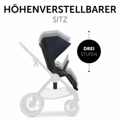 Buggy & Sportwagen Walk N Care mit Liegefunktion und drehbarem Sitz (bis 25 kg belastbar) - Dark Navy Blue