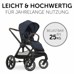 Buggy & Sportwagen Walk N Care mit Liegefunktion und drehbarem Sitz (bis 25 kg belastbar) - Dark Navy Blue